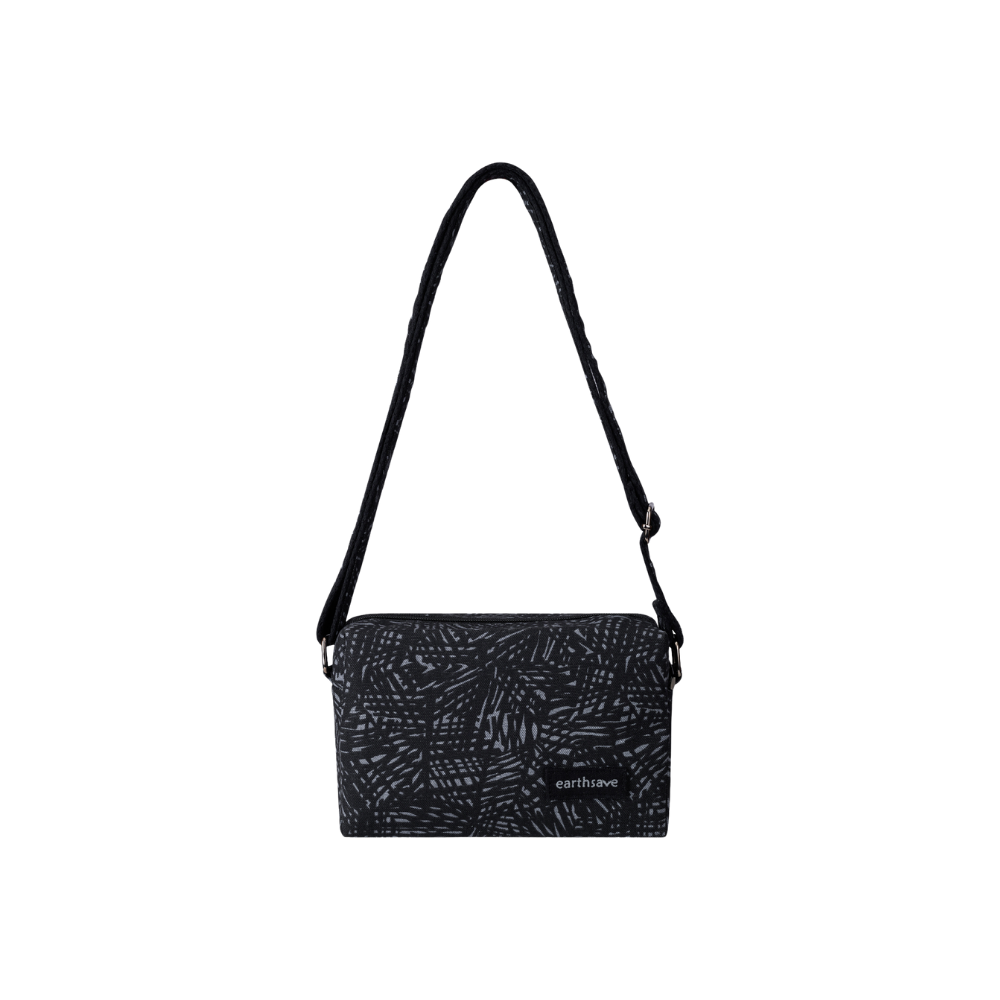 Cotton Premium Sling Bag | Dark Grey Cross Bag