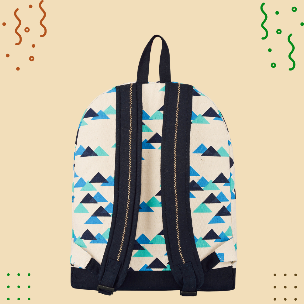 Backpack Blue Triangle - Work Bag