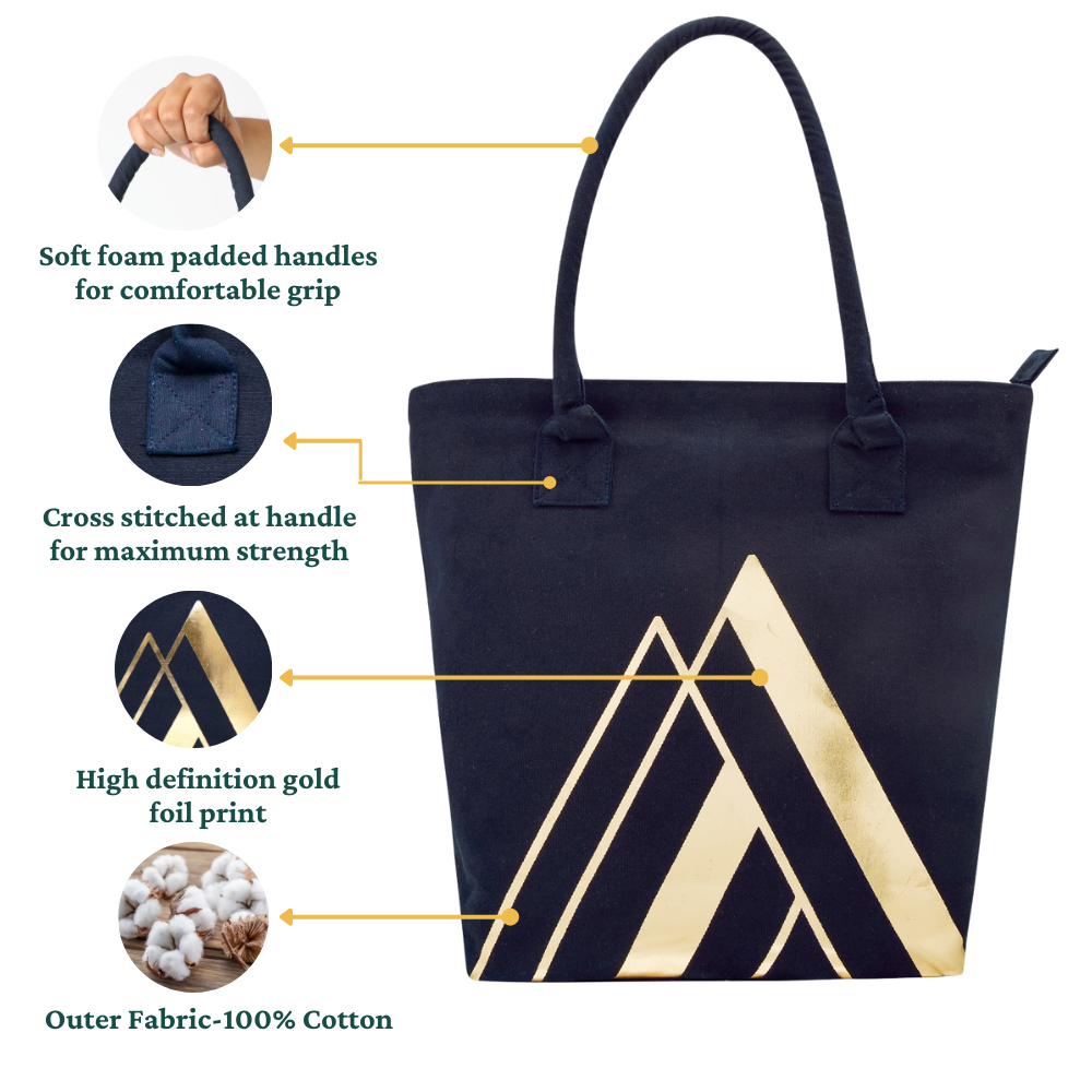 Handbag- Gold Triangle
