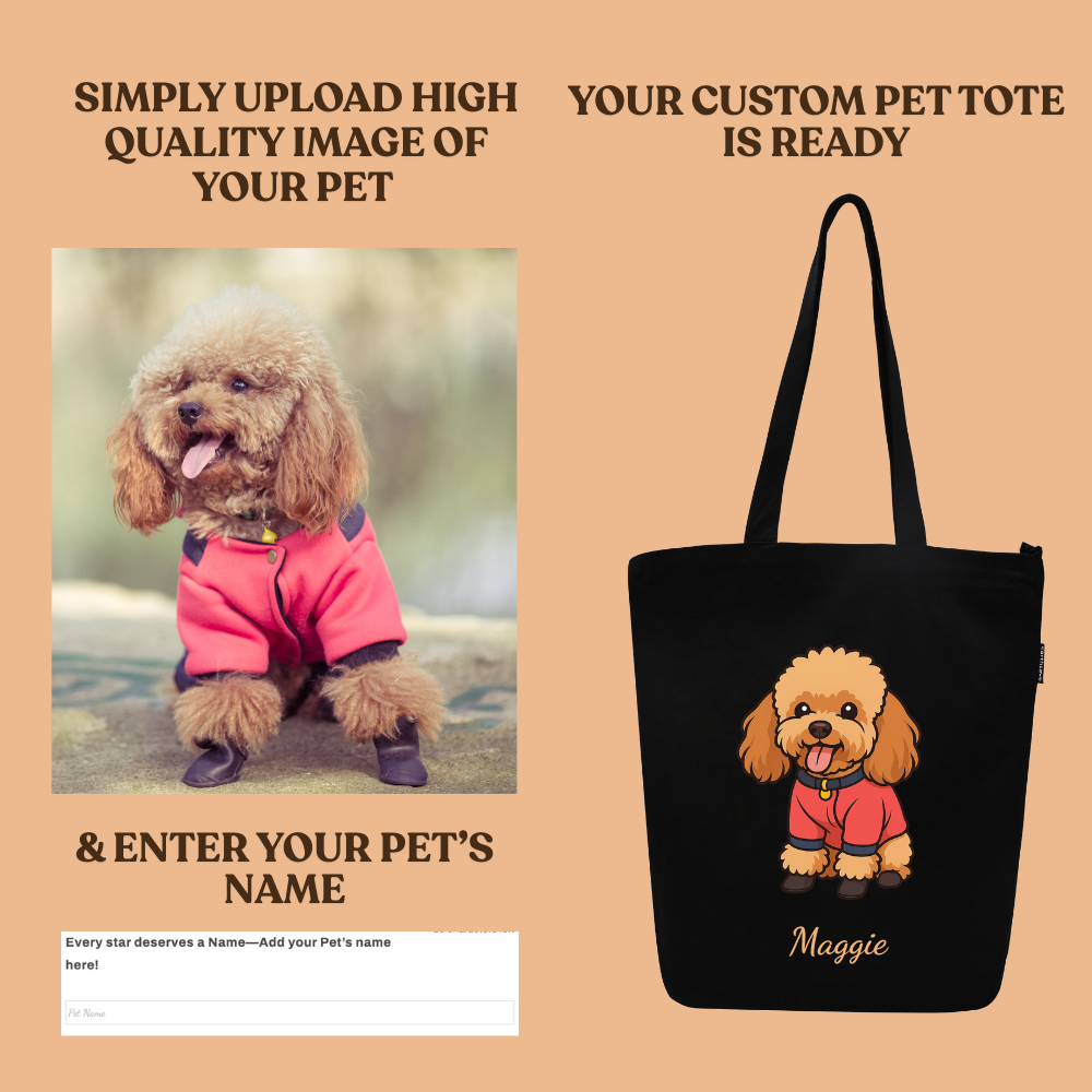 Earthsave Personalised Pet Tote Bag