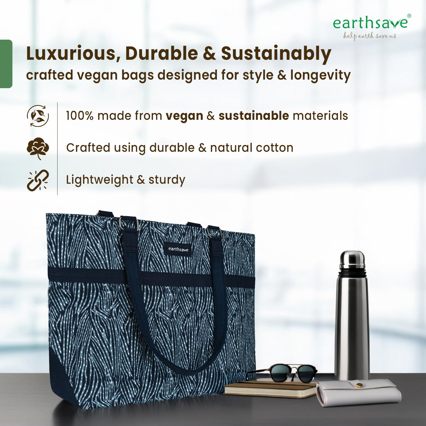 Laptop Hand Bag for Women - Road Blue