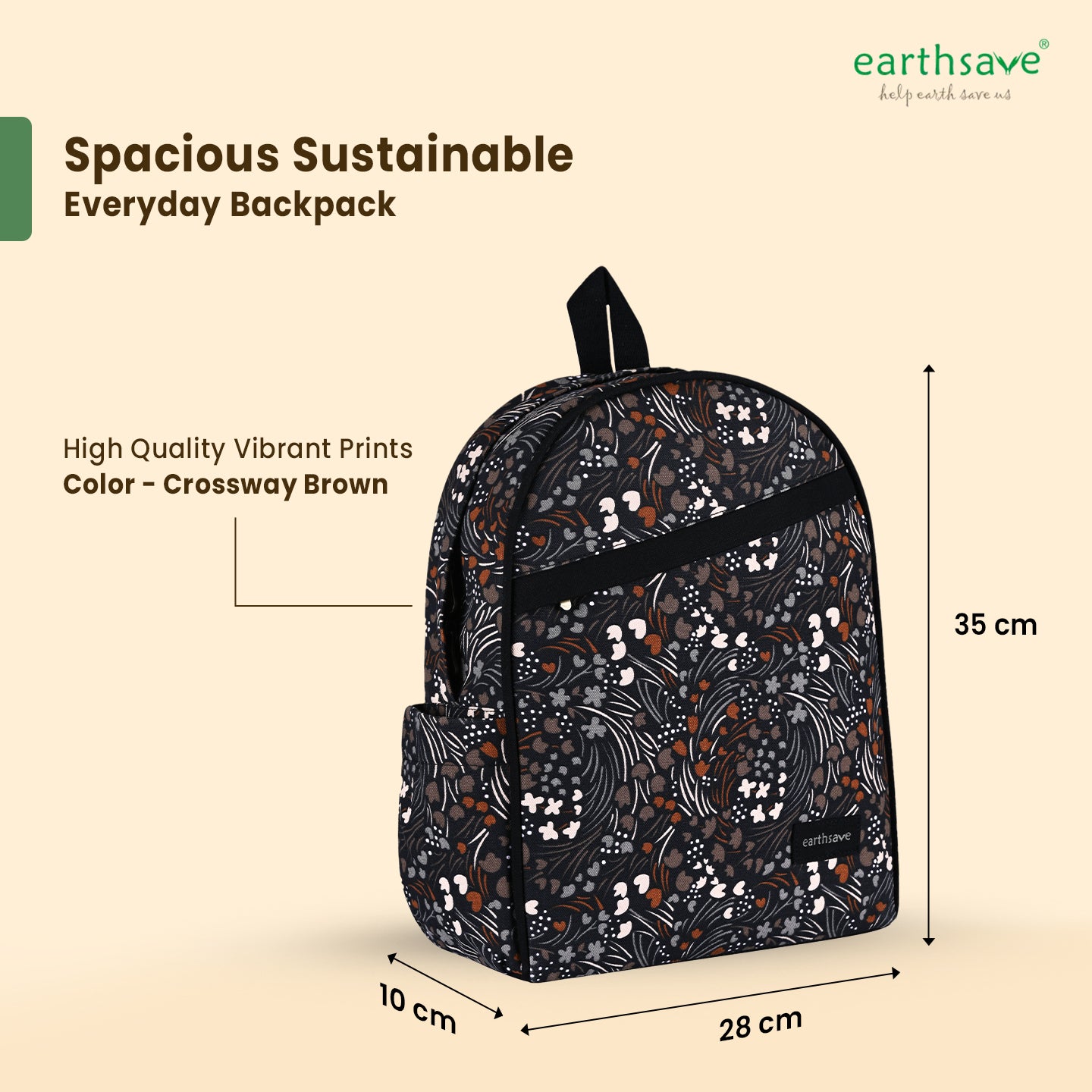 Casual Backpack | Crossways brown | Stylish & Trendy Backpack