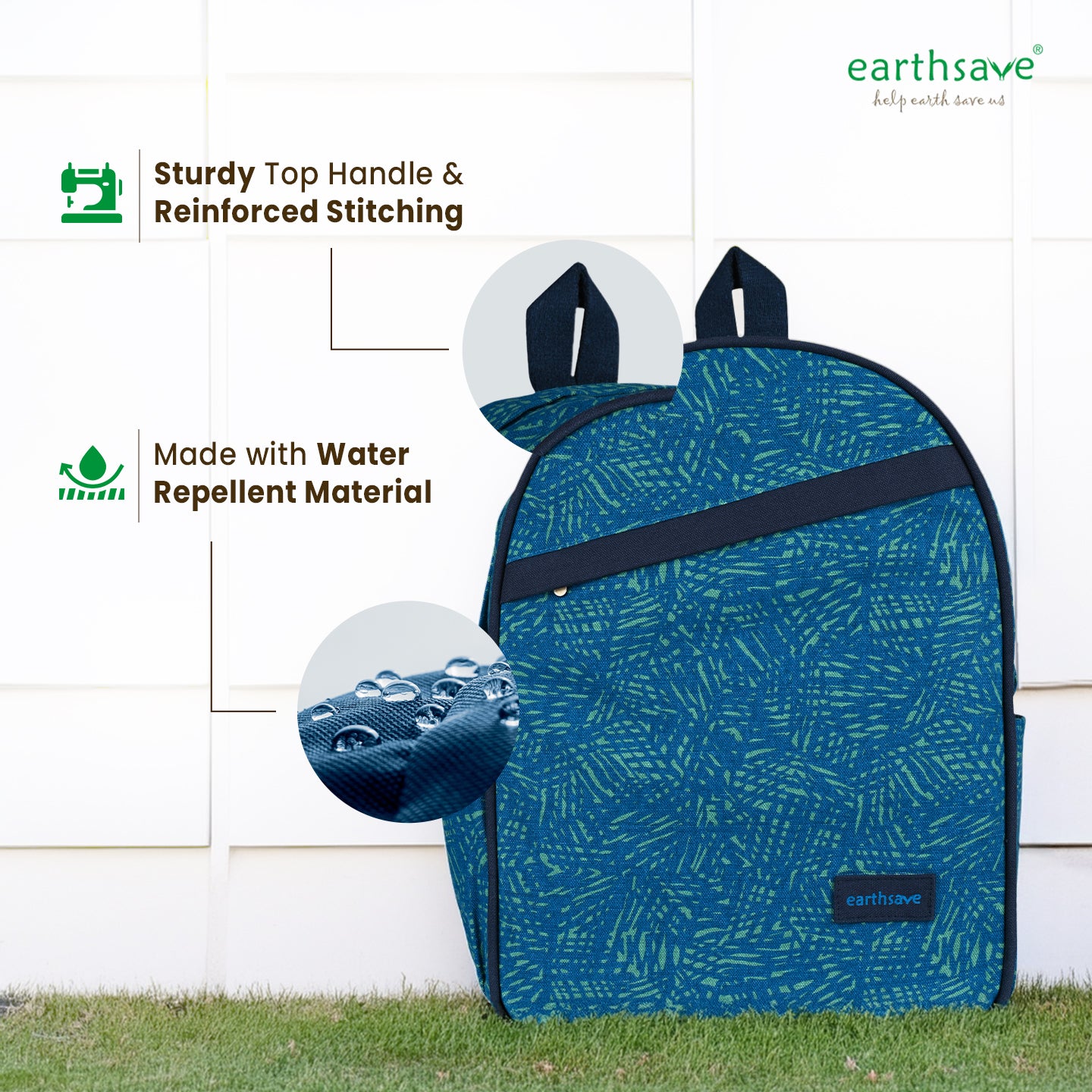 Casual Backpack | Stroke blue | Stylish & Trendy Backpack