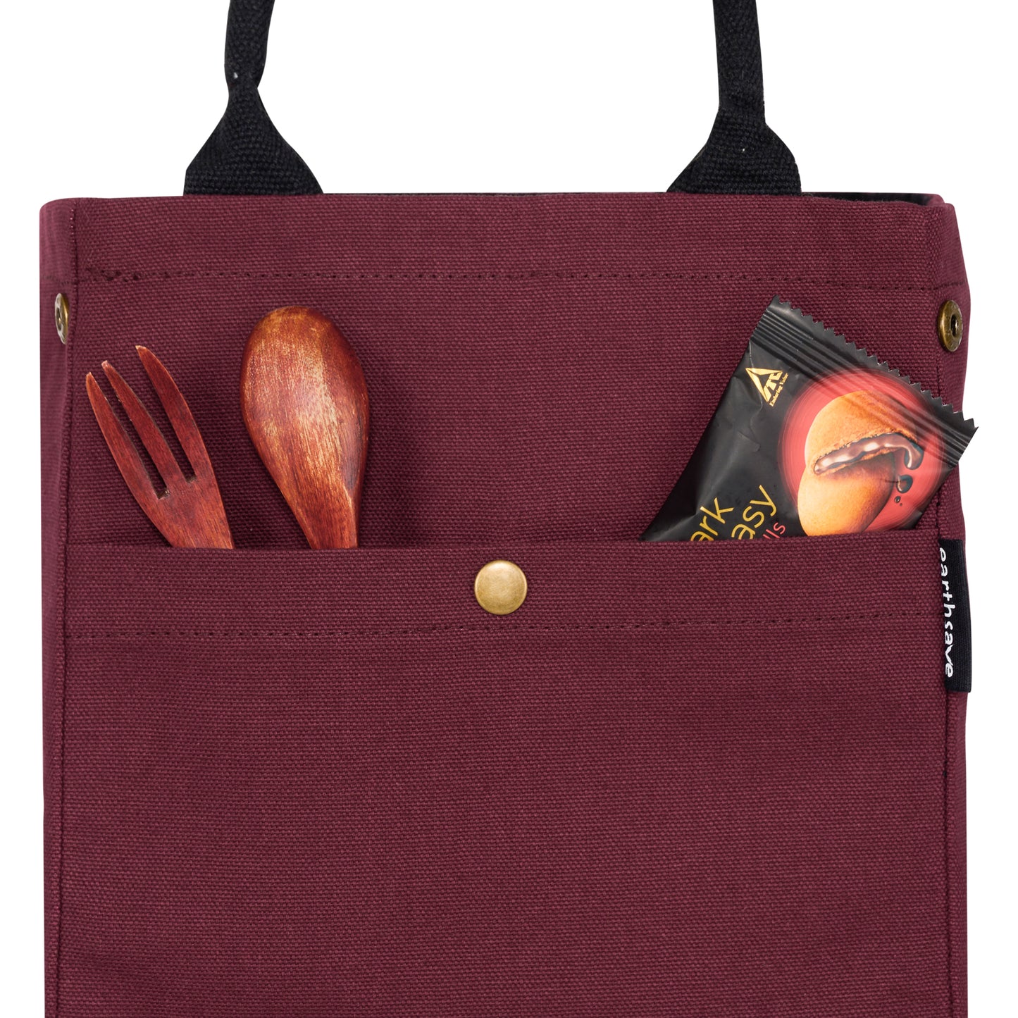 Drawstring Personalised Lunch bag - MAROON