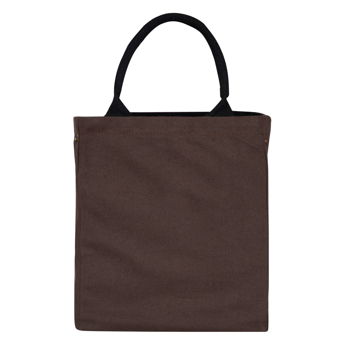 Drawstring Lunch bag - BROWN/BLUE
