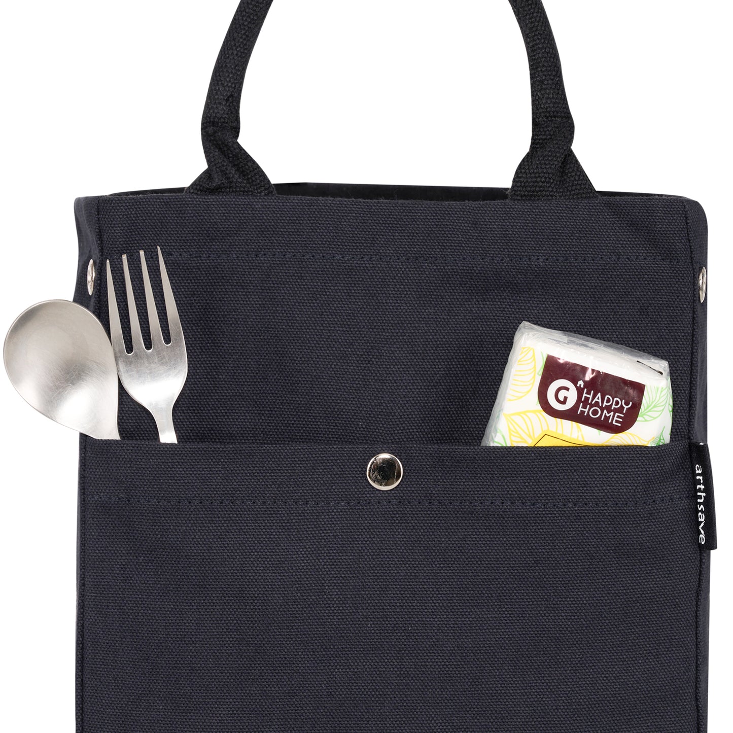 Drawstring Personalised Lunch bag - BLUE