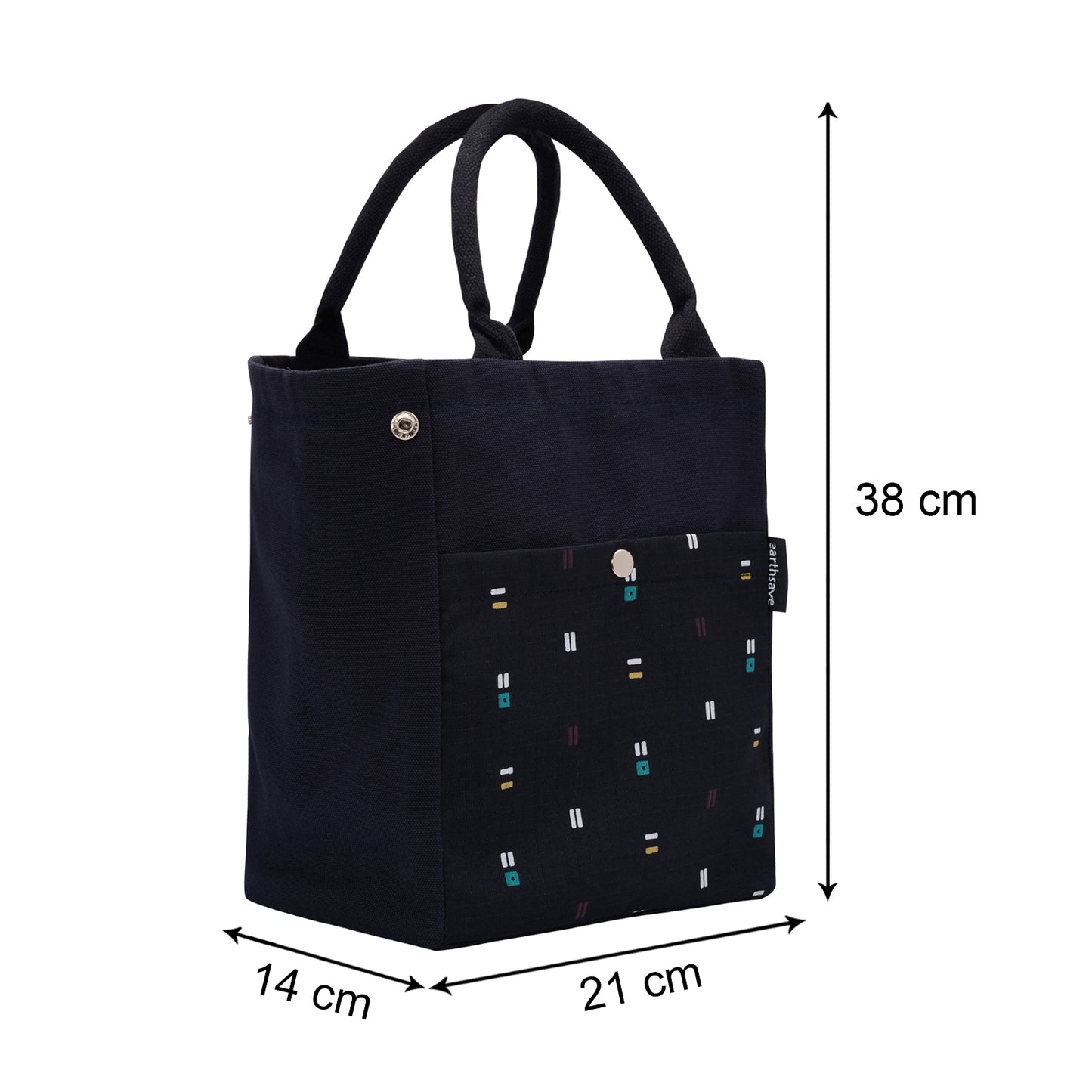 Drawstring Personalised Lunch bag - BLUE/EQUAL