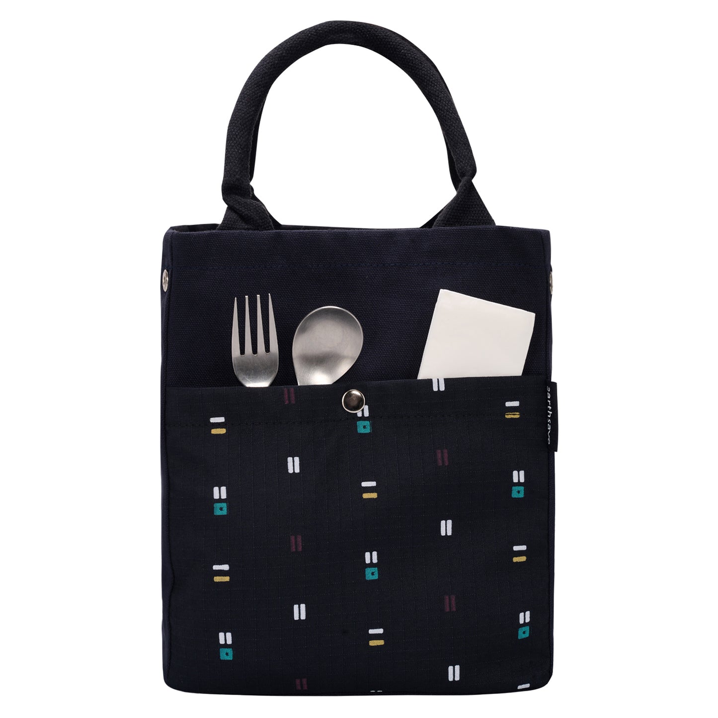 Drawstring Personalised Lunch bag - BLUE/EQUAL