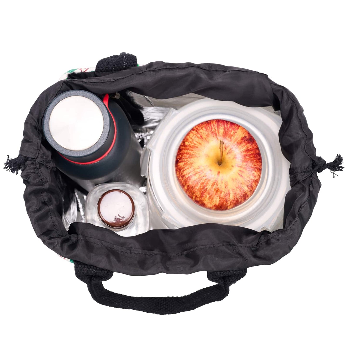 Drawstring Lunch bag - BLUE/PLUS