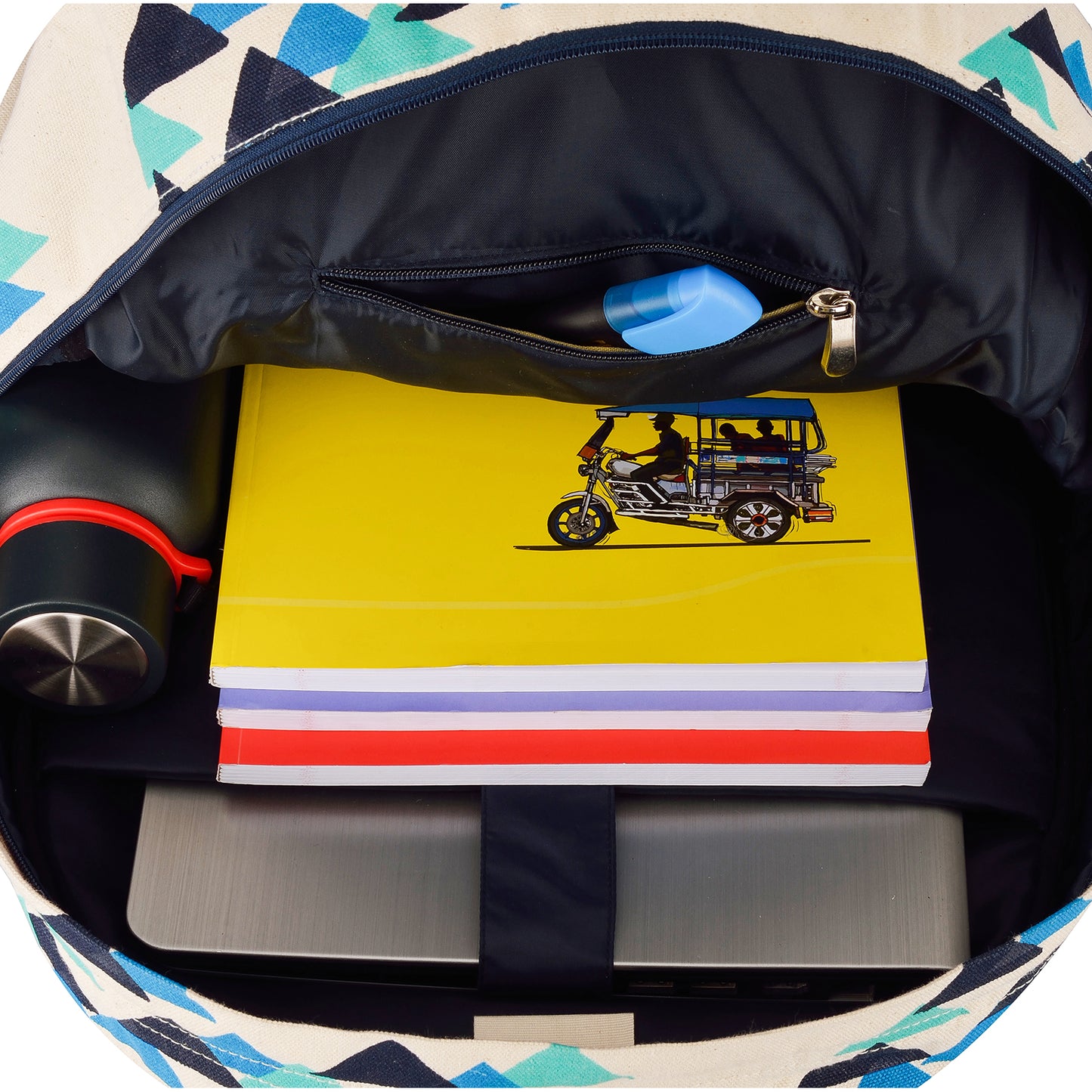 Backpack Blue Triangle - Work Bag
