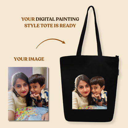 Earthsave Personalised Image Tote Bag