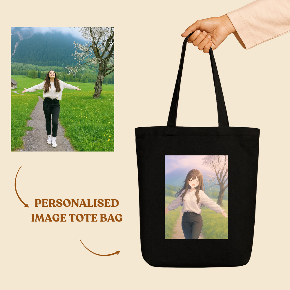 Earthsave Personalised Image Tote Bag