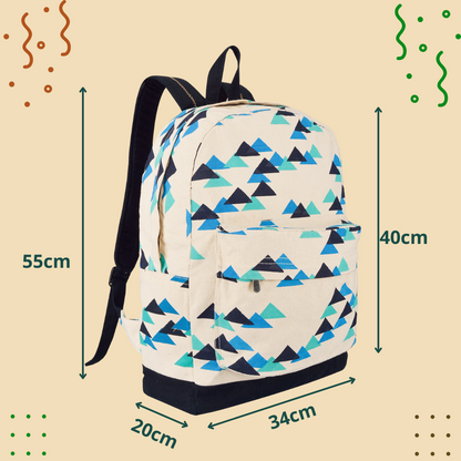 Backpack Blue Triangle  - Work Bag