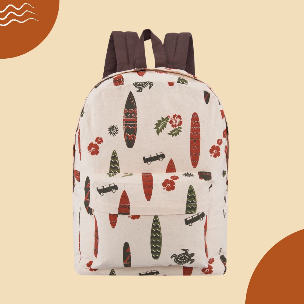 EarthSave Stylish Laptop Backpack for Women | Surfer