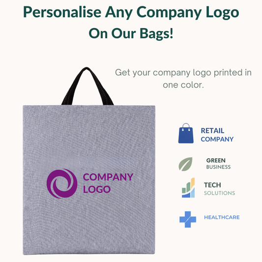 Carry Bag - (Grey Recycled Cotton 140gsm)