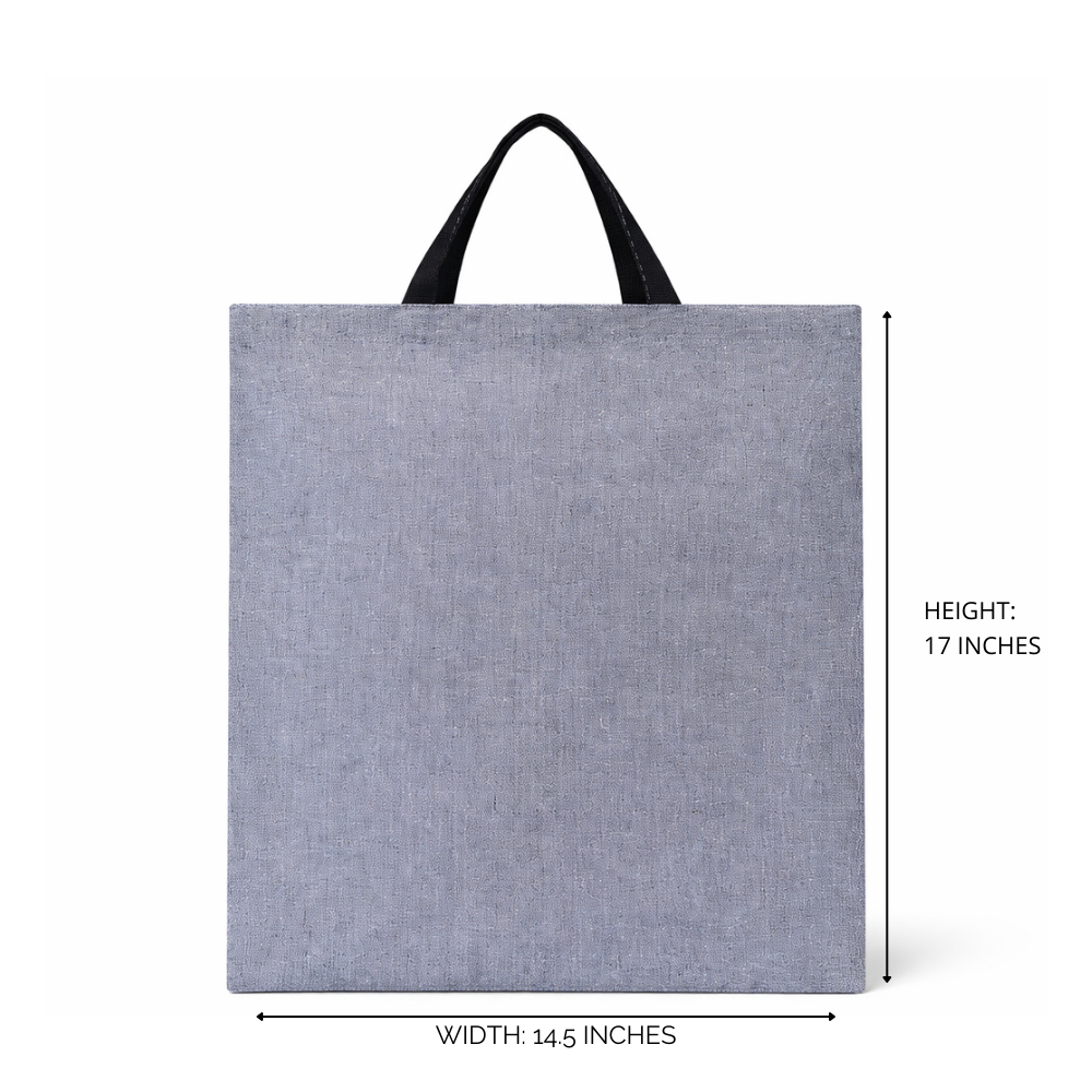 Carry Bag - (Grey Recycled Cotton 140gsm)