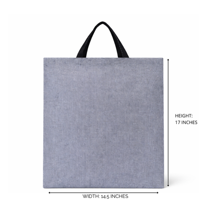 Carry Bag - (Grey Recycled Cotton 140gsm)