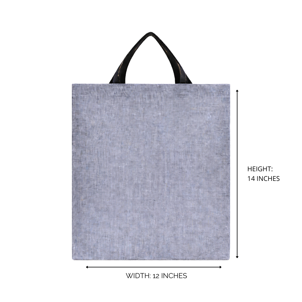 Carry Bag - (Grey Recycled Cotton 140gsm)