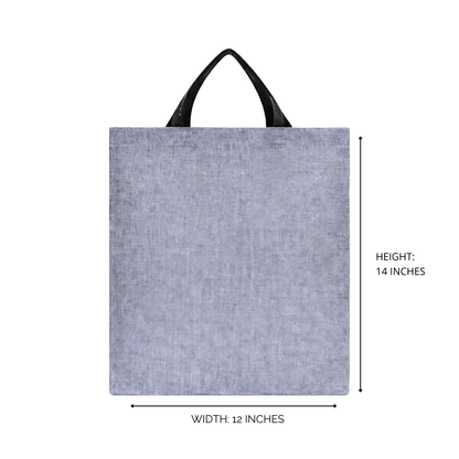 Carry Bag - (Grey Recycled Cotton 140gsm)