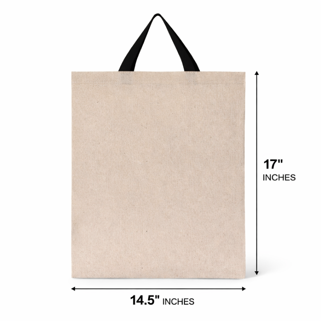 Carry Bag Beige Recycled Cotton 160 gsm