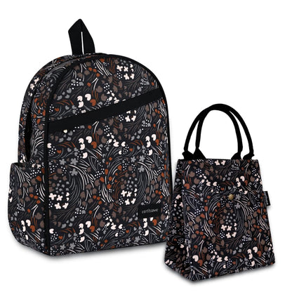 Eco Friendly Backpack & Lunch bag Combo | Crossways brown | Stylish, Spacious, and Comfortable
