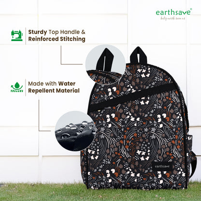 Eco Friendly Backpack & Lunch bag Combo | Crossways brown | Stylish, Spacious, and Comfortable