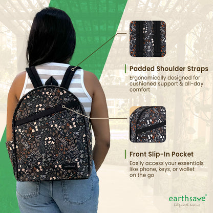 Eco Friendly Backpack & Lunch bag Combo | Crossways brown | Stylish, Spacious, and Comfortable