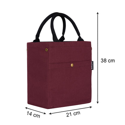 Drawstring Lunch bag - MAROON