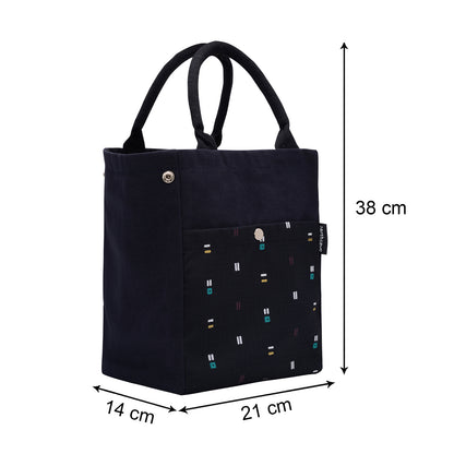 Drawstring Lunch bag - BLUE/EQUAL