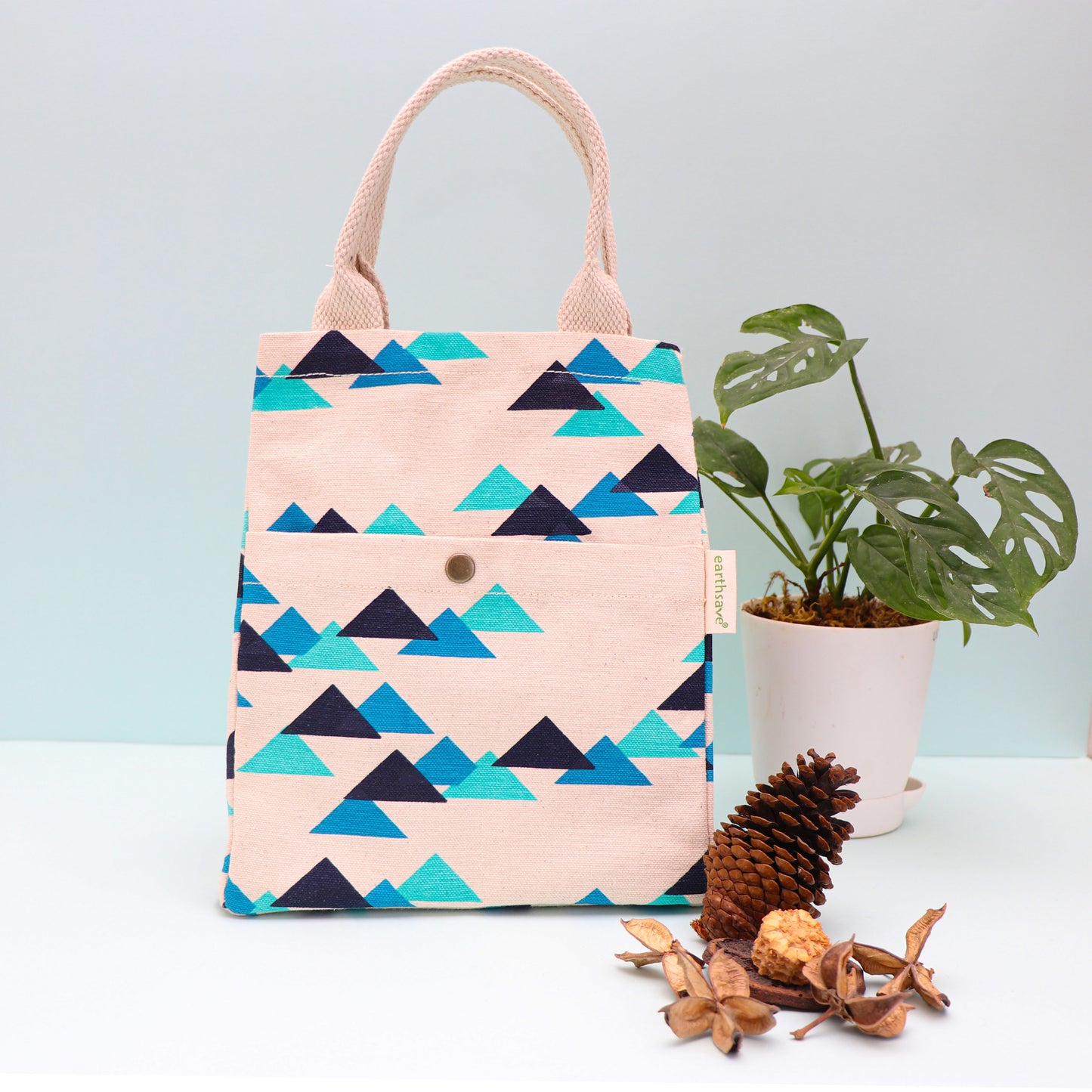 Drawstring Lunch bag - Triangle