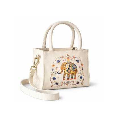Box Tote Sling Bag "ELEPHANT"