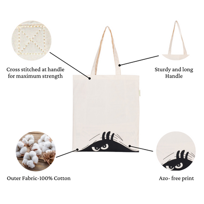 Peeping - Inspirational Tote Bag