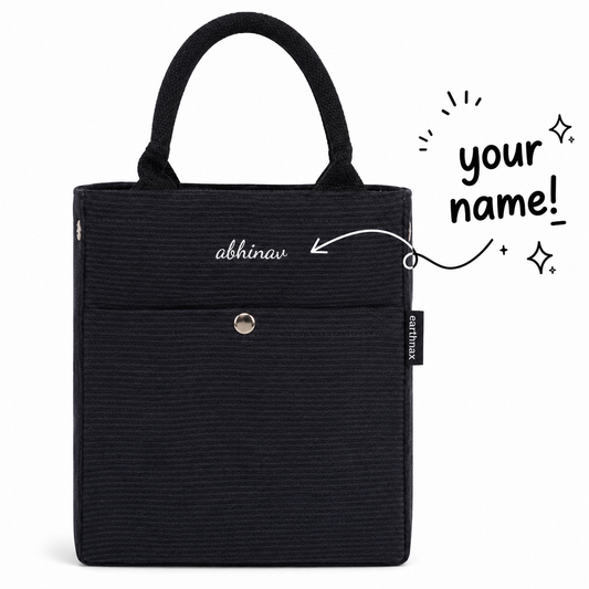 Drawstring Personalised Lunch bag - BLUE